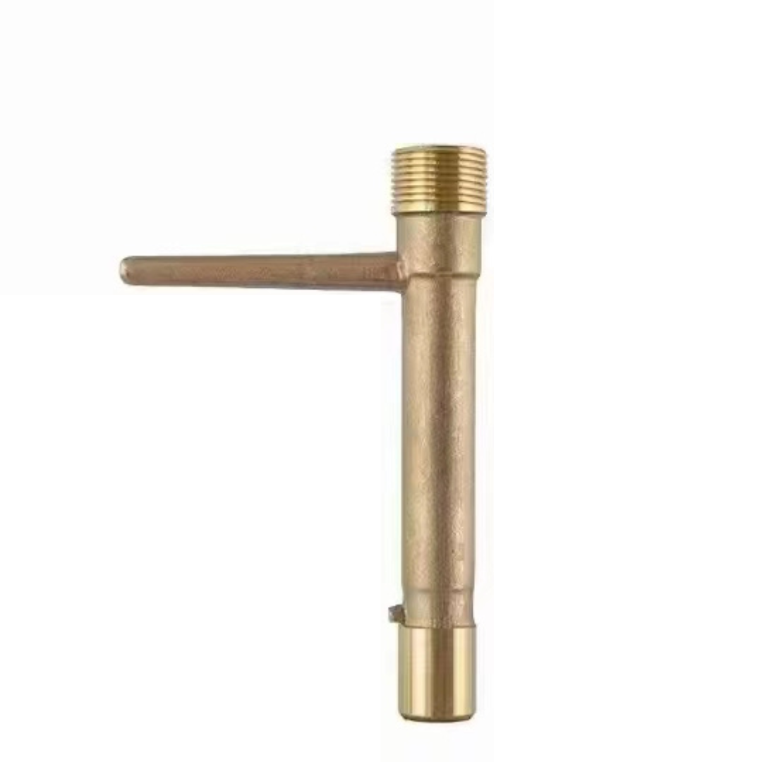 Llave para valvula de conexion rapida en bronce-laton de 3/4 pulg.