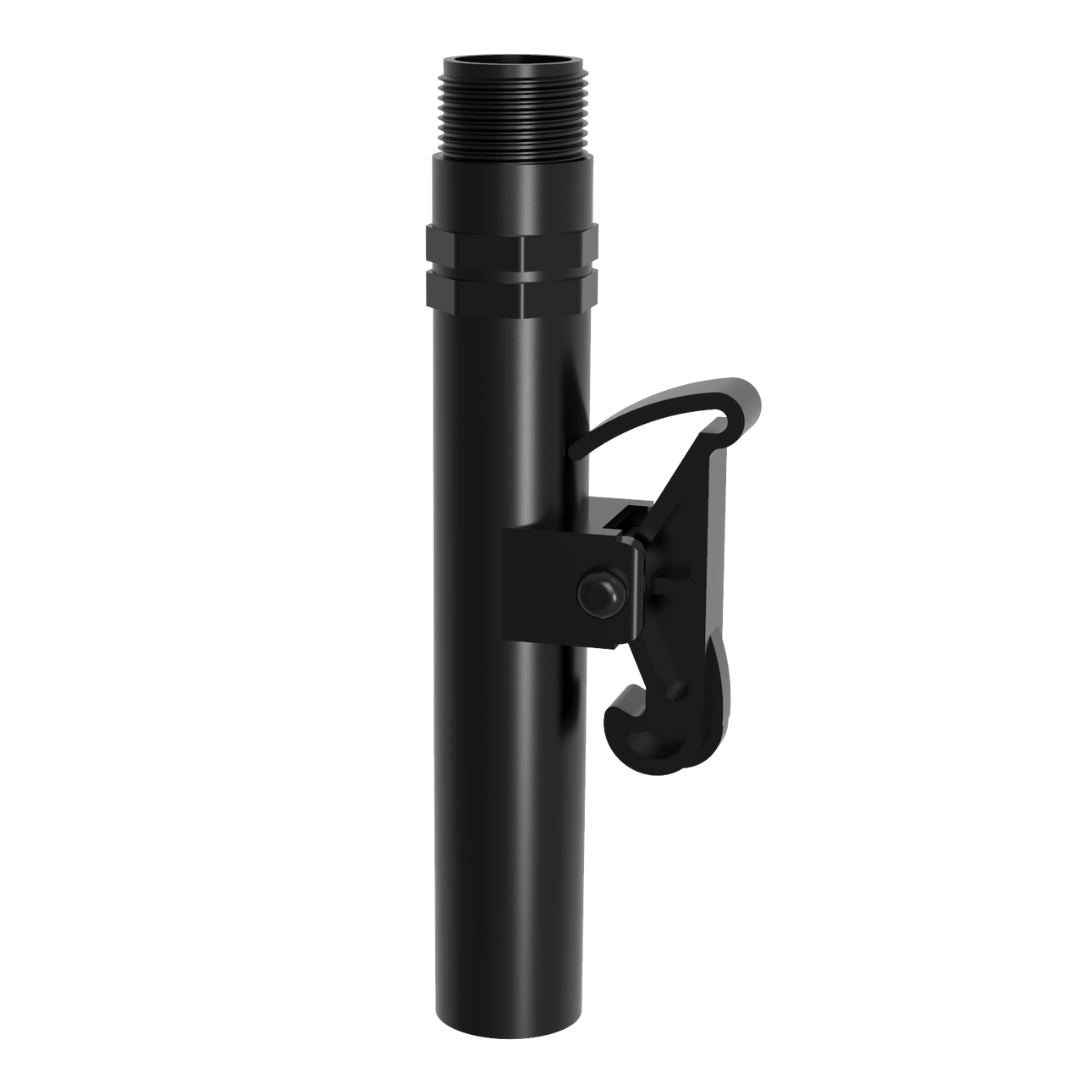 Llave para valvula de acoplamiento rapido en plastico de 3/4 y 1 pulg., conexion salida 3/4 pulg.