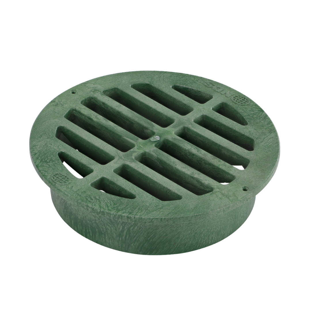 Rejilla redonda plana de 6 PULG verde sku:50