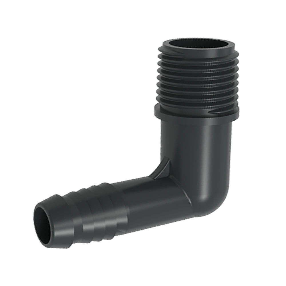 Codo funny Pipe 1/2 pulg. MNPT x 1/2 pulg. Inserción