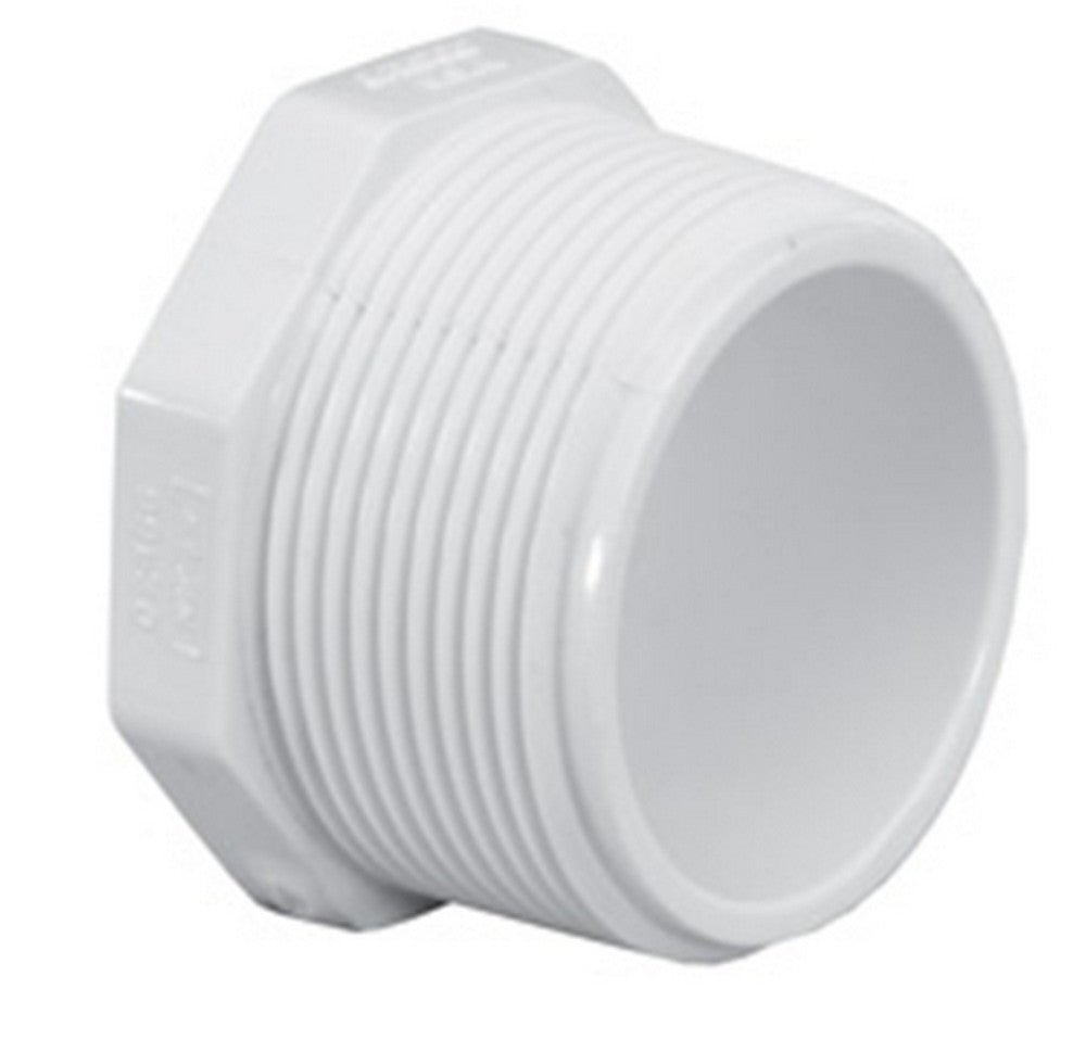 Tapon rosca macho de 1/2 Pulg. PVC C40