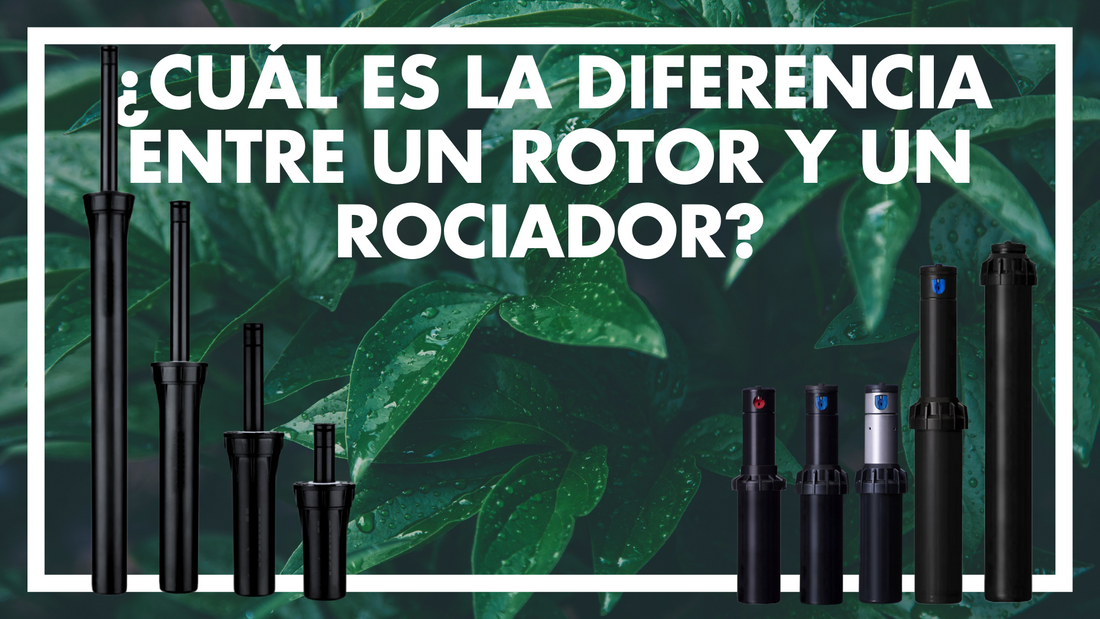 ¿CUÁL ES LA DIFERENCIA ENTRE UN ROTOR Y UN ROCIADOR?