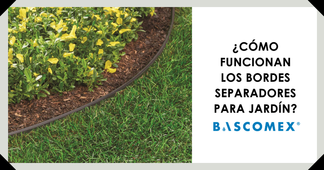 ¿Cómo funcionan los bordes separadores para jardín?