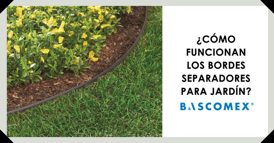 ¿Cómo funcionan los bordes separadores para jardín?