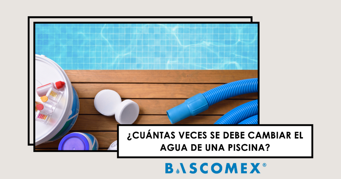 ¿Cuántas veces se debe cambiar el agua de una piscina?