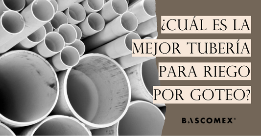 ¿Cuál es la mejor tubería para riego por goteo?