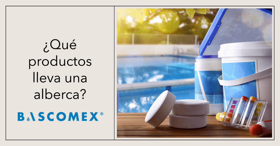 ¿Qué productos lleva una alberca?