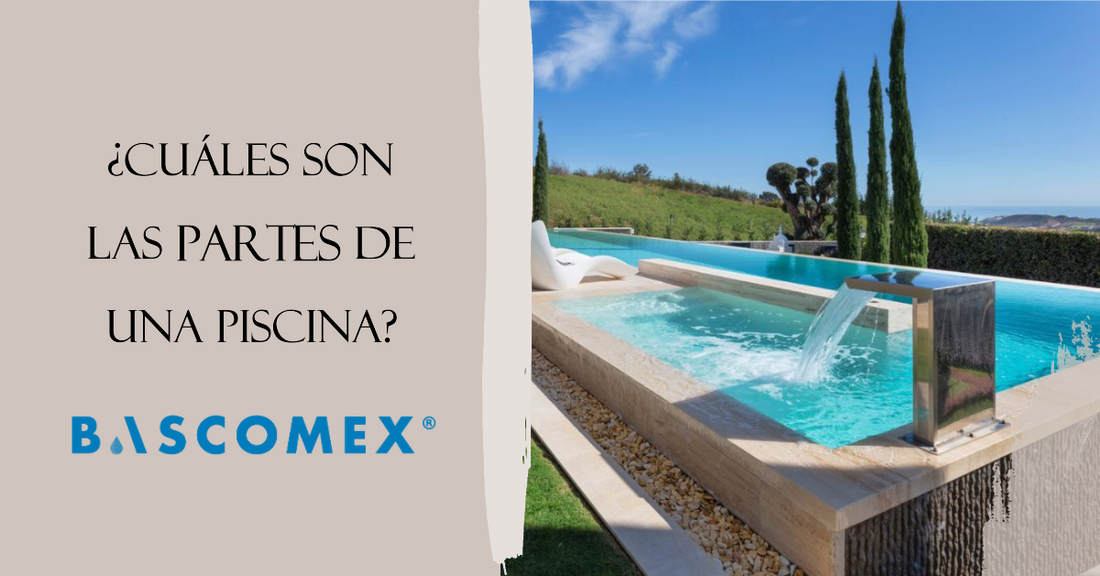 ¿Cuáles son las partes de una piscina?
