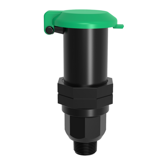 Valvula de acoplamiento rapido plastico 1 Pulg.