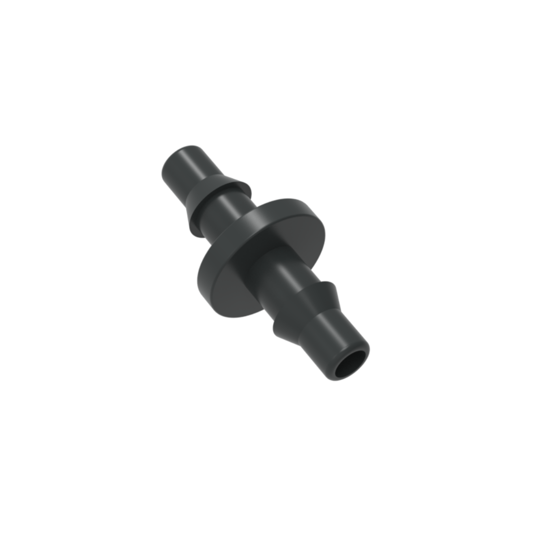 Cople conector tubing 6 mm. X 6 mm.