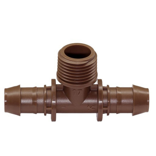 Tee de inserción de 17 mm x 17 mm x RM 1/2 Pulg. XFFTMA050