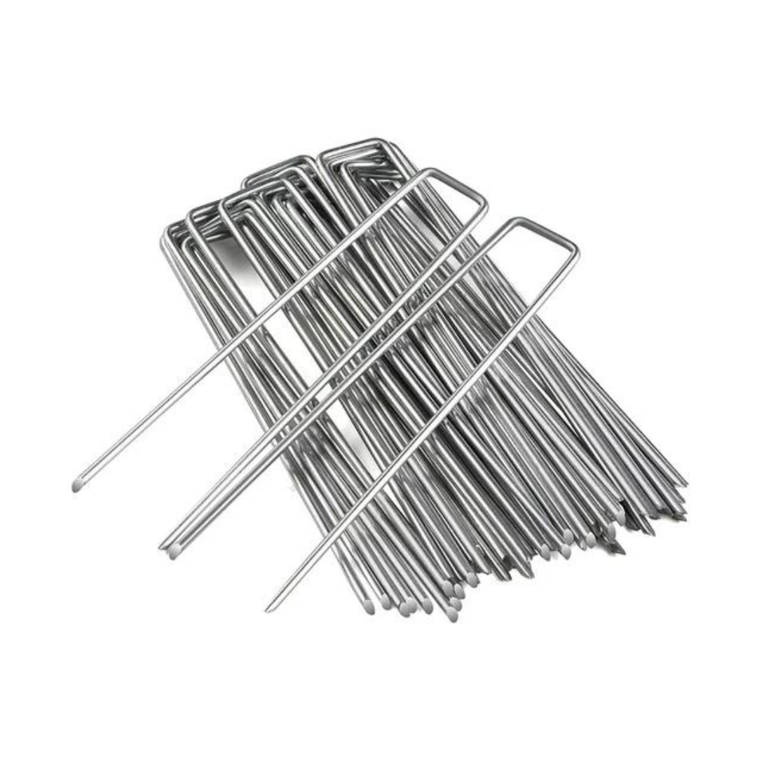 Estaca galvanizada para fijar manguera