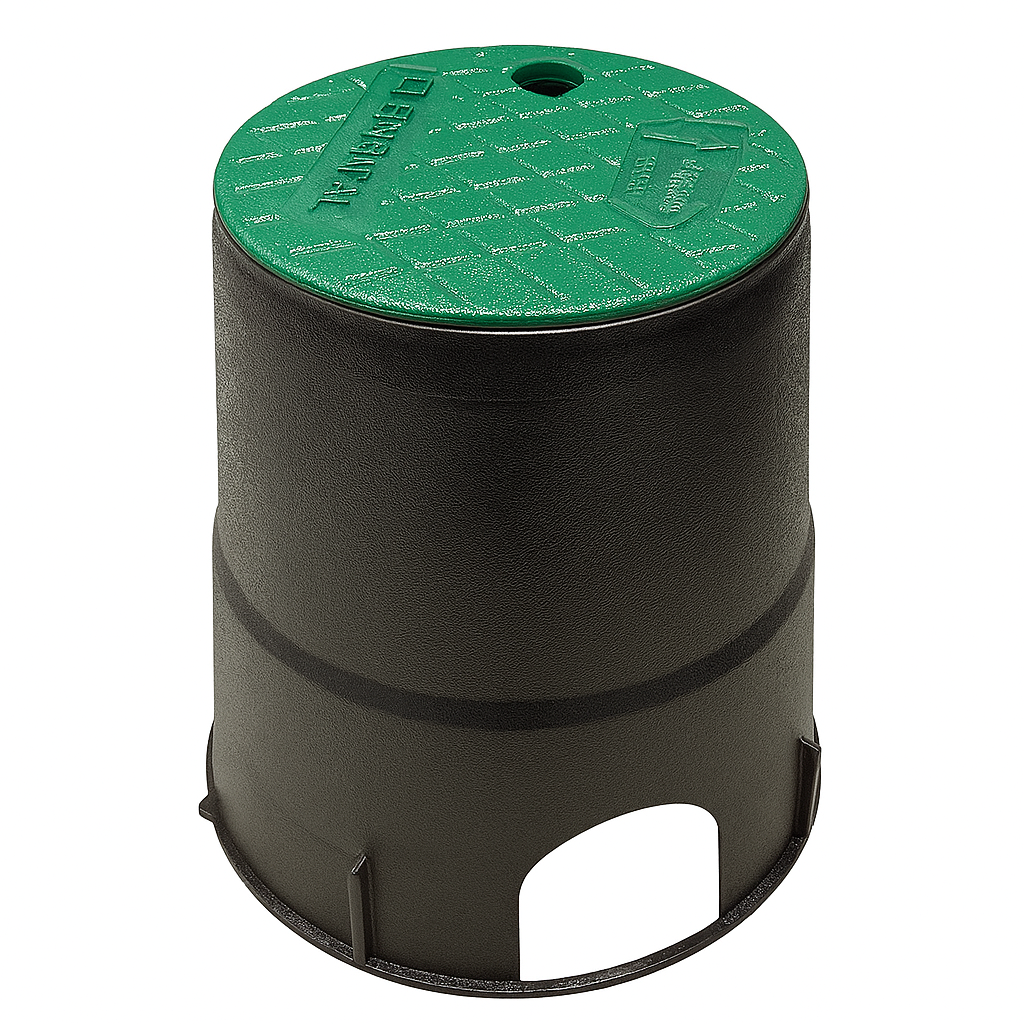 Registro Circular de 6 Pulg. Caja de Válvulas DURA PLASTICS