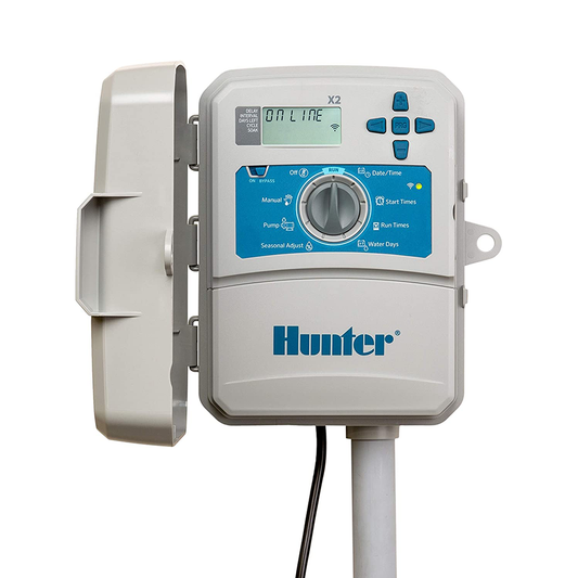 Controlador de 4 estaciones HUNTER X2 400 de ubicación exterior