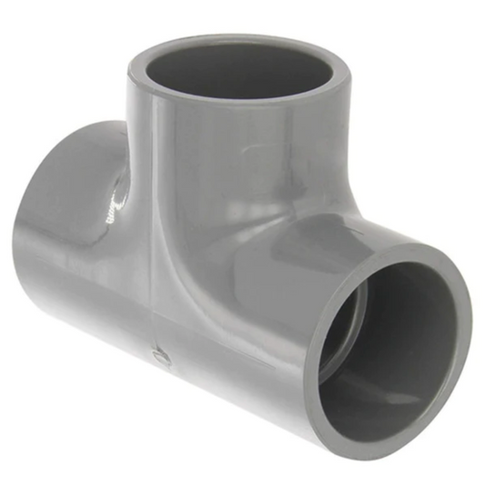 Tee CEMxCEMxCEM CED 80 2 1/2 Pulg.