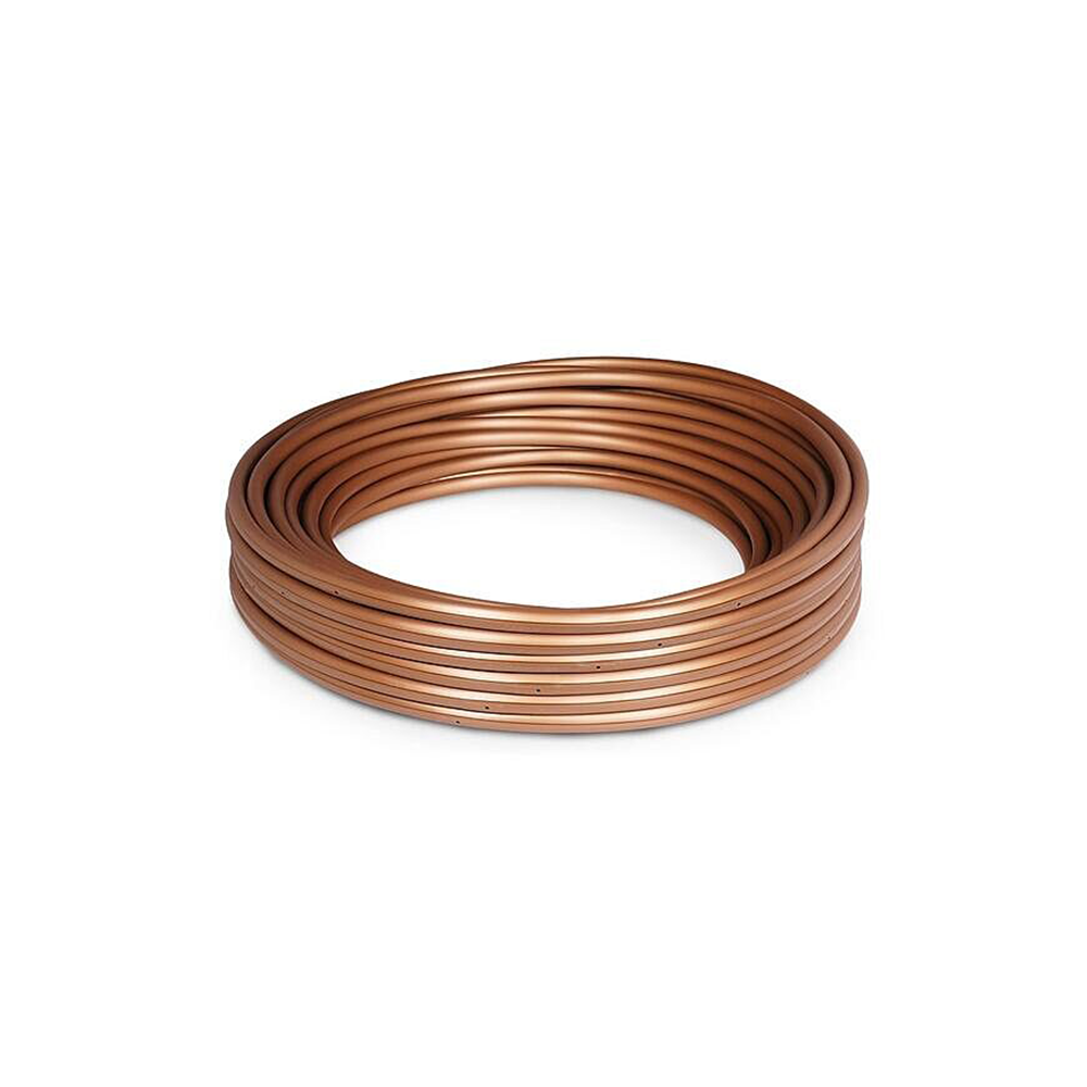 Manguera de goteo con placa de cobre rollo de 30.48 mts