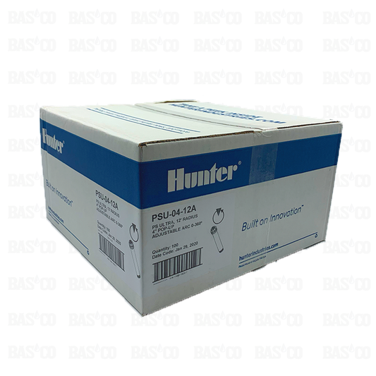 (100) Aspersores Rociador Hunter PSU con Boquilla 12A de 4 pulg.