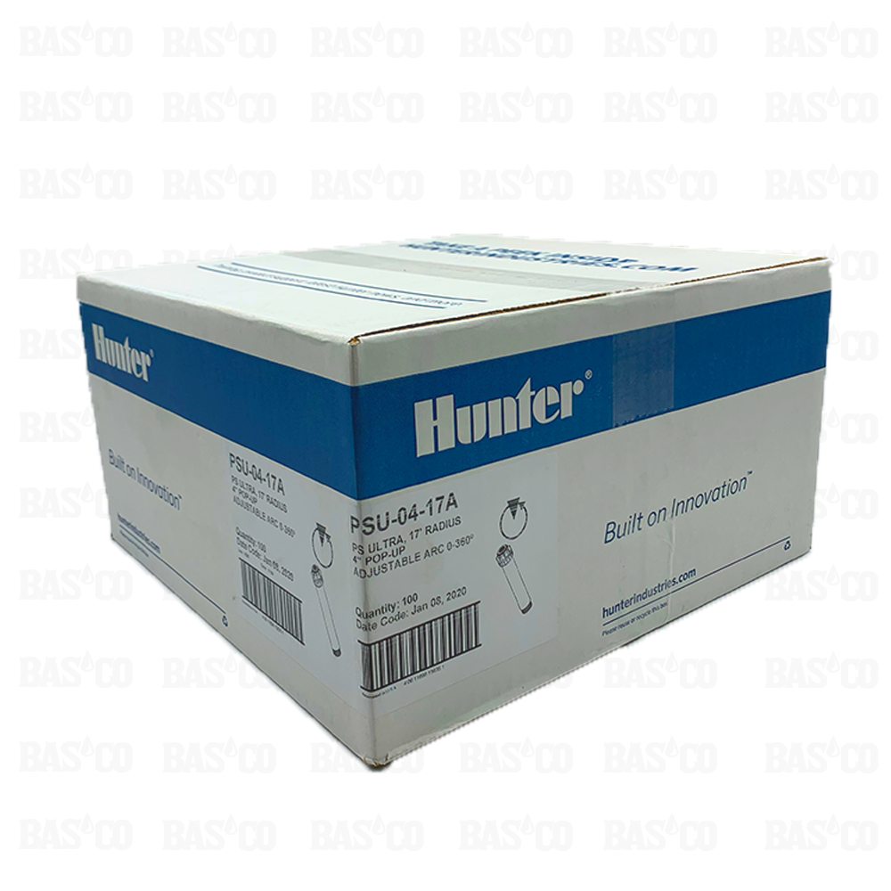 (100) Aspersores Rociador Hunter PSU con Boquilla 17A de 4 pulg.