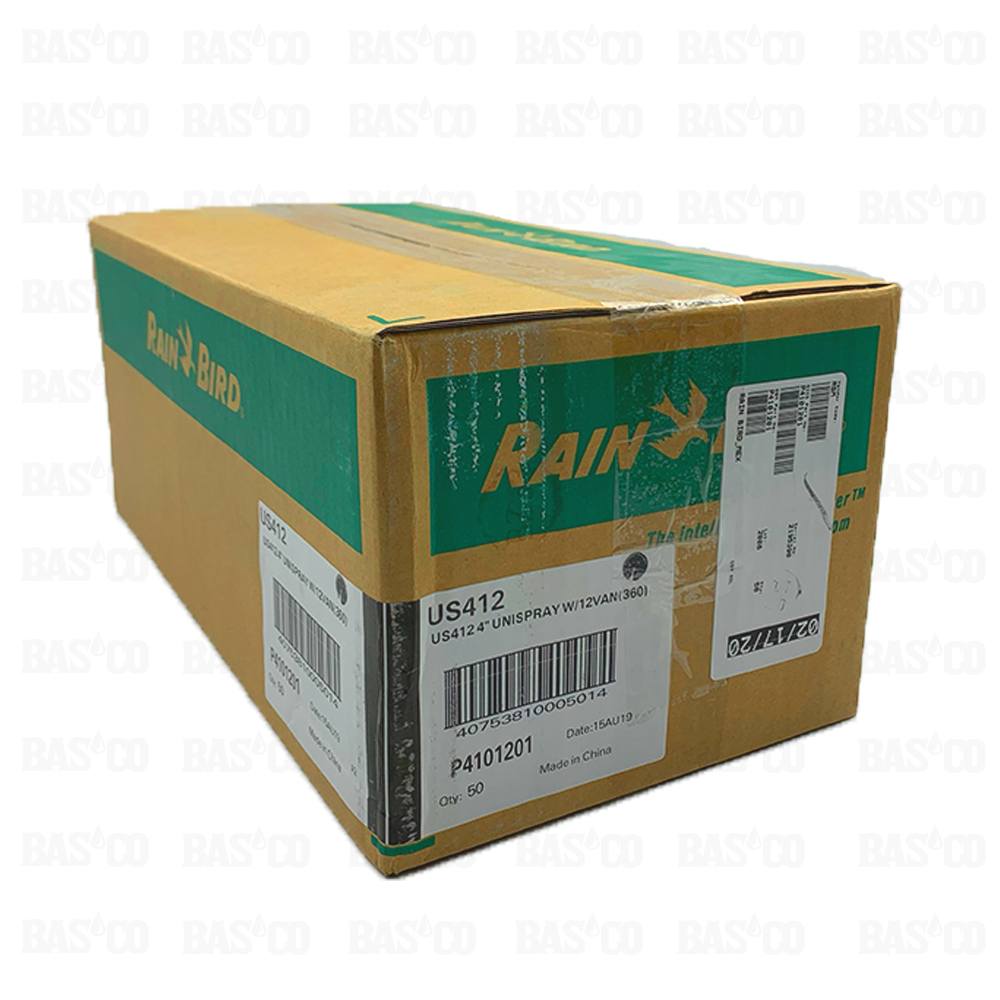 (50) Aspersor Rociador Rain Bird Con Boquilla 12 VAN UNI-SPRAY