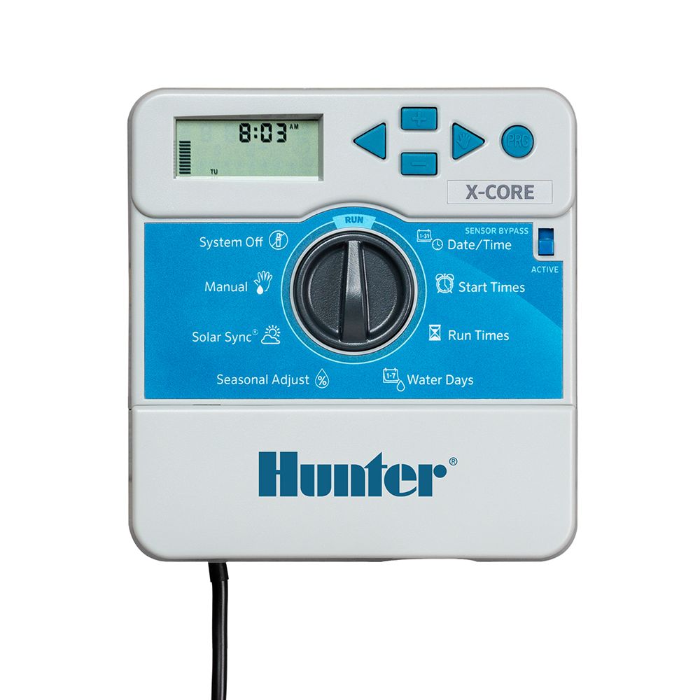 Controlador de 4 estaciones HUNTER XC 400 de ubicación interior